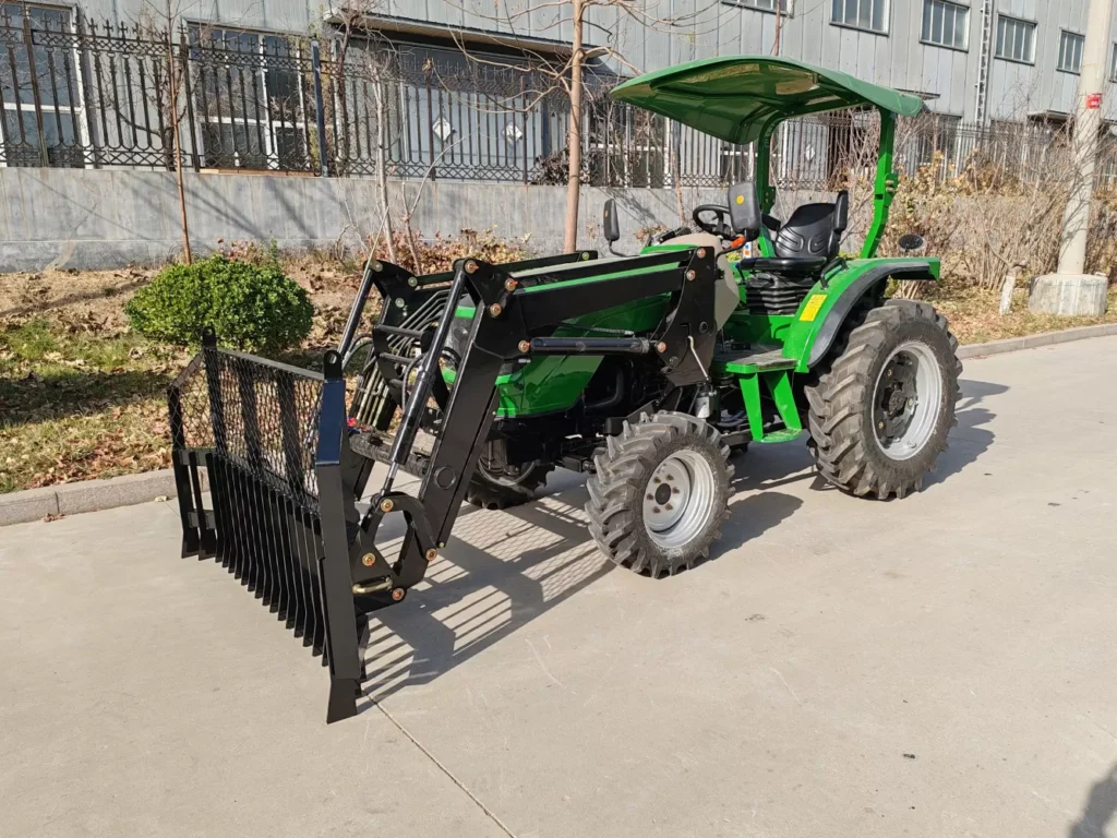 front end loader stick rake