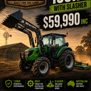 130hp Tractors AK1304C and Slasher