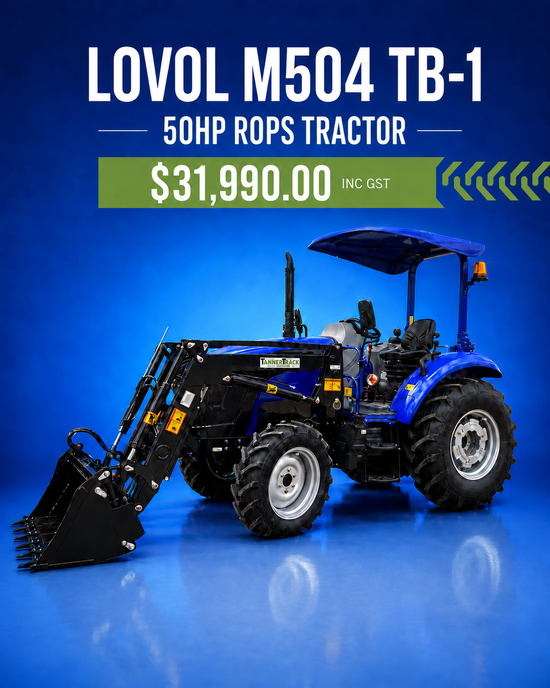 50hp LOVOL Rop's Tractor